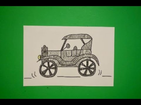 Lets draw a odel t autoobile