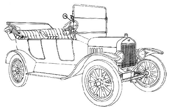 Classic ford model t car coloring pages color luna cars coloring pages coloring pages henry ford model t