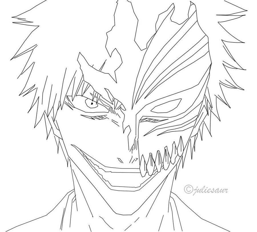 Coloring pages bleach manga color