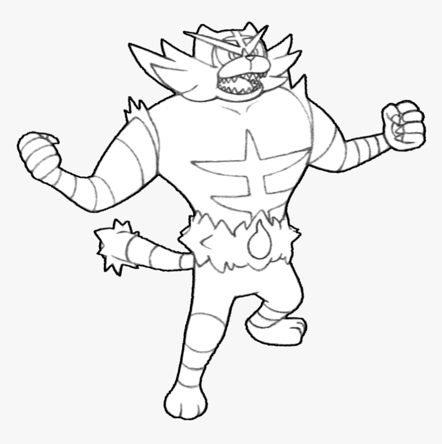 Collection of incineroar pokemon drawing