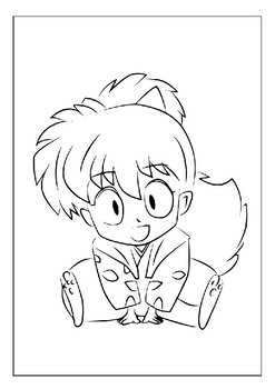 Anime enchantment unleashed printable inuyasha coloring pages for all ages