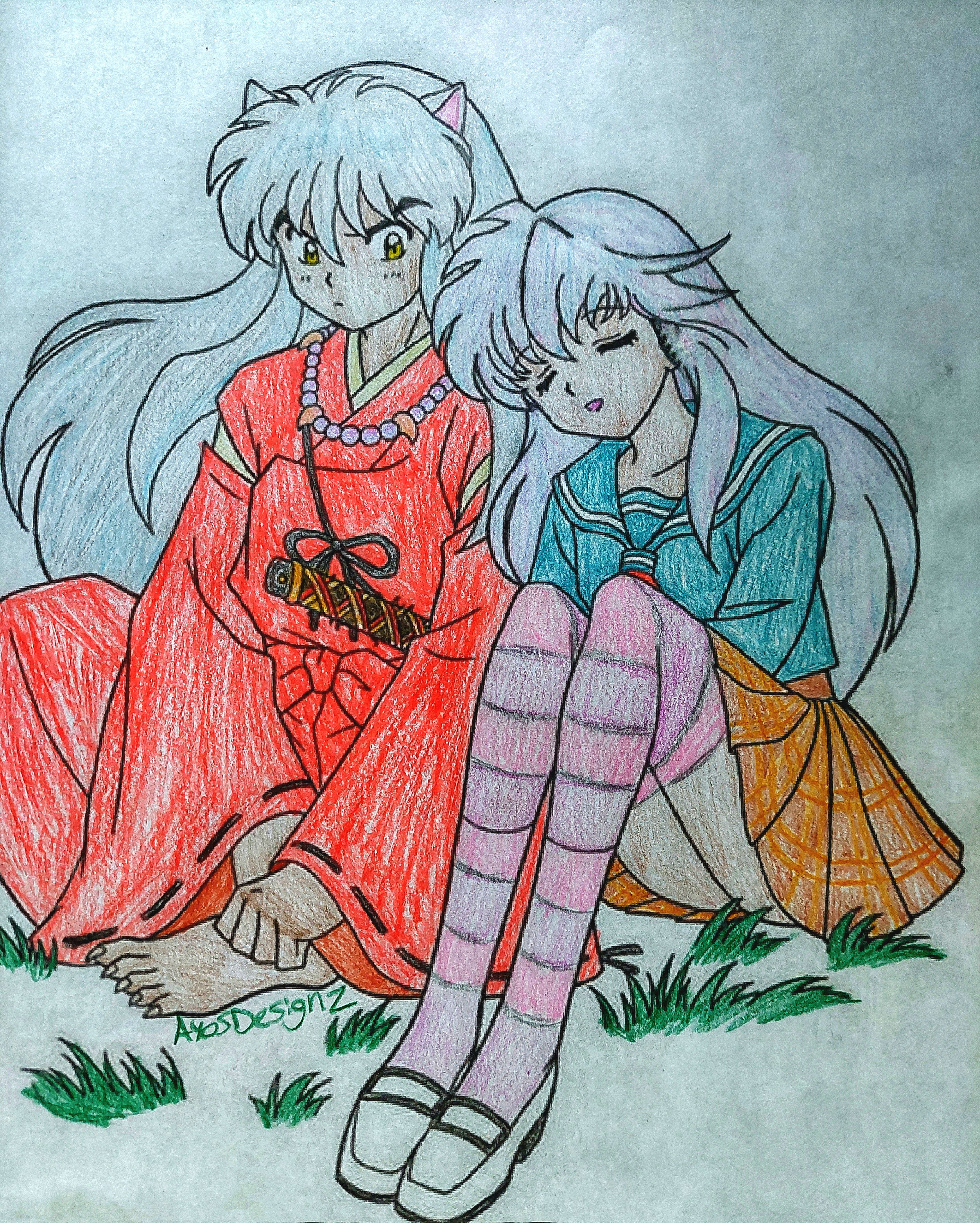 Inuyasha coloring page by ayosdesignz on