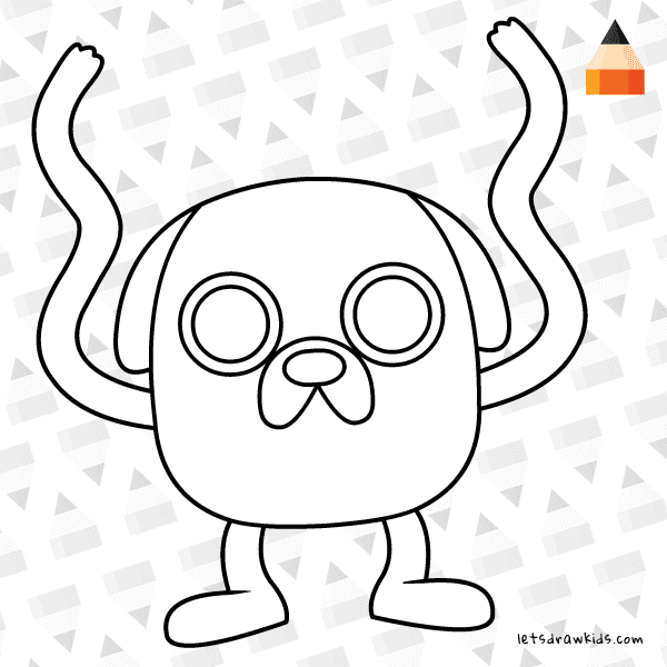 How to draw jake chibi