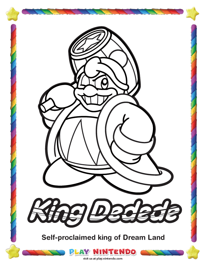 Color kirby your way with these fun coloring pages kirby coloring pages kirby nintendo