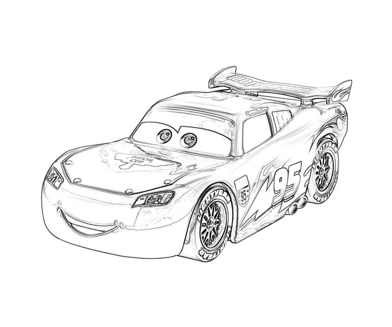 Coloring pages lightning mcqueen red coloring pages