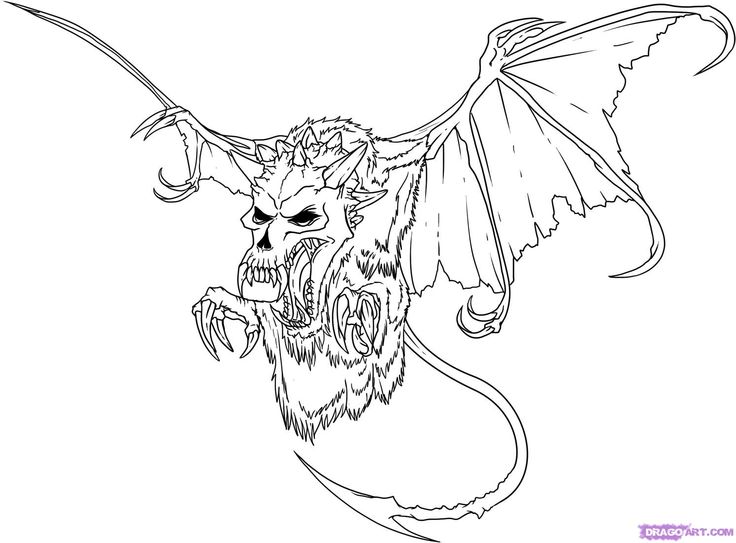 How to draw an evil skull step by step skulls pop culture free online drawing tutorial addeâ dragon coloring page skull coloring pages scary coloring pages