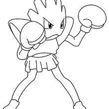 Machamp coloring pages