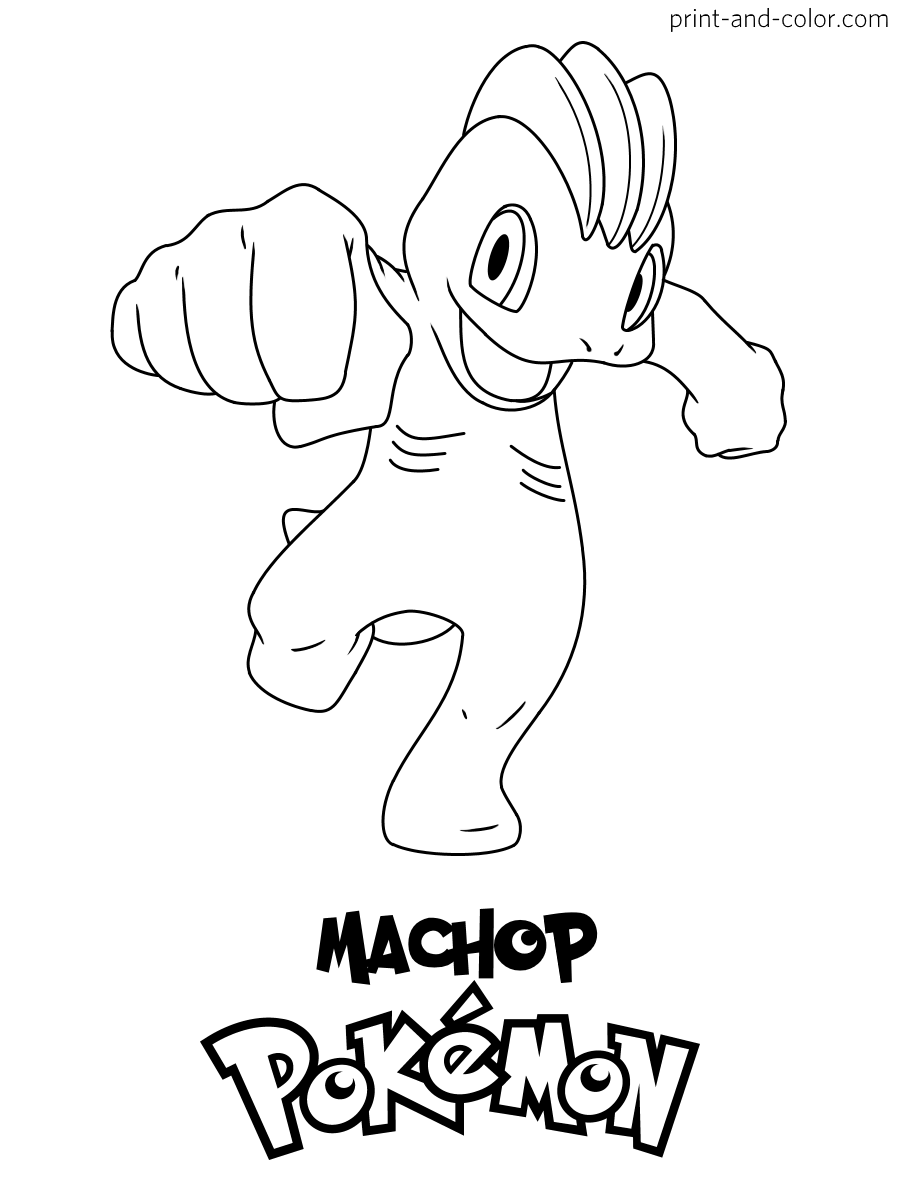 Pokemon coloring pages print and color