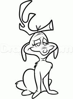 The grinch and max coloring pages