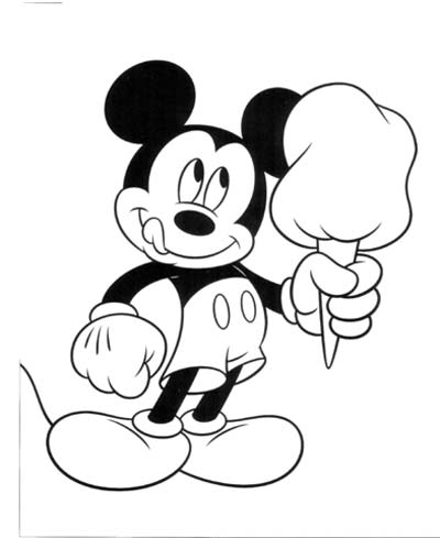 Mickey mouse coloring pages