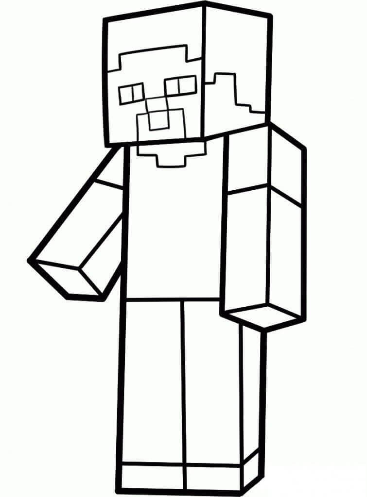 Minecraft coloring pages