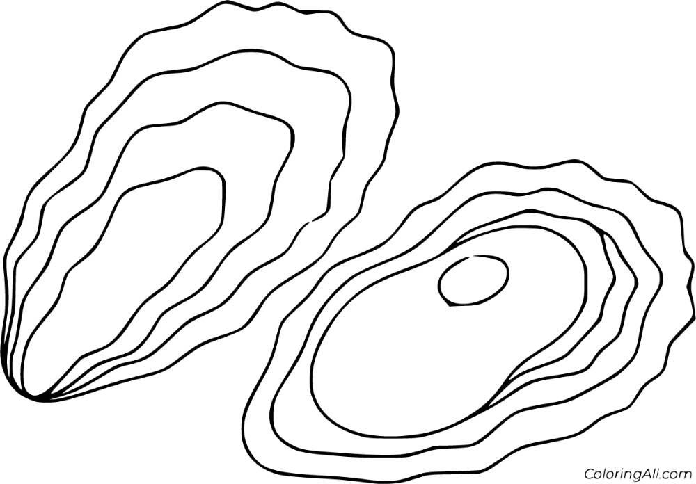 Free printable oyster coloring pages in vector format easy to print from any device and automatically fit any paper size coloring pages oysters color