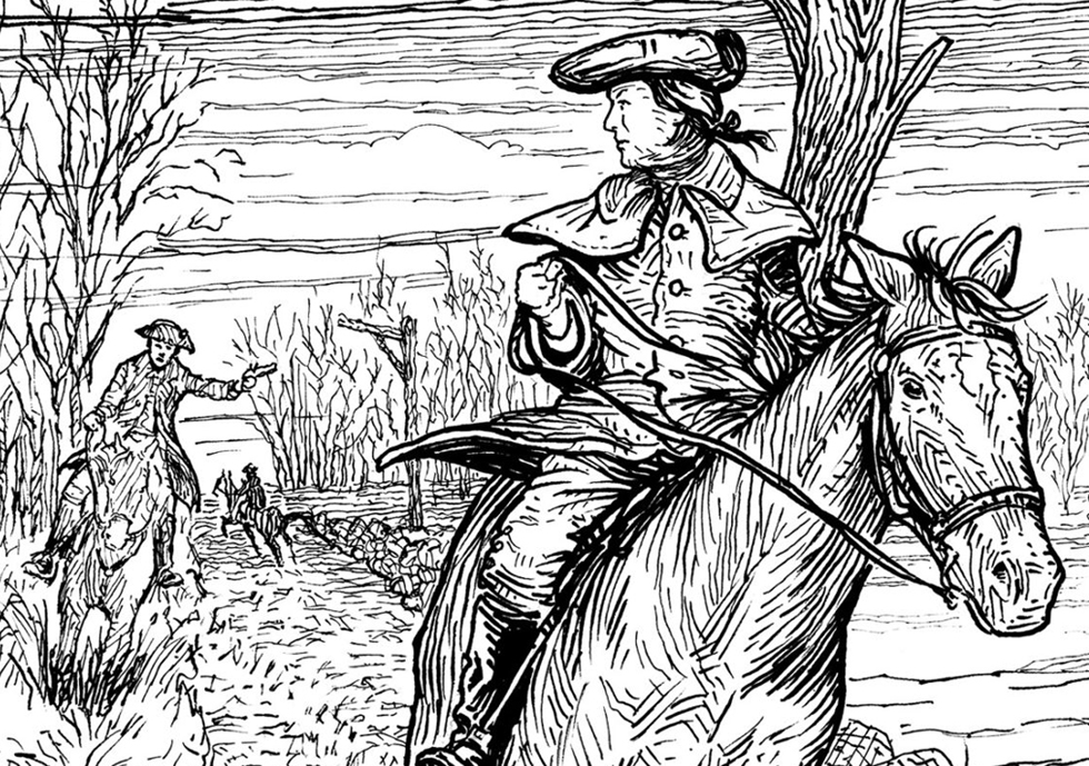 Accurately illustrating the midnight ride