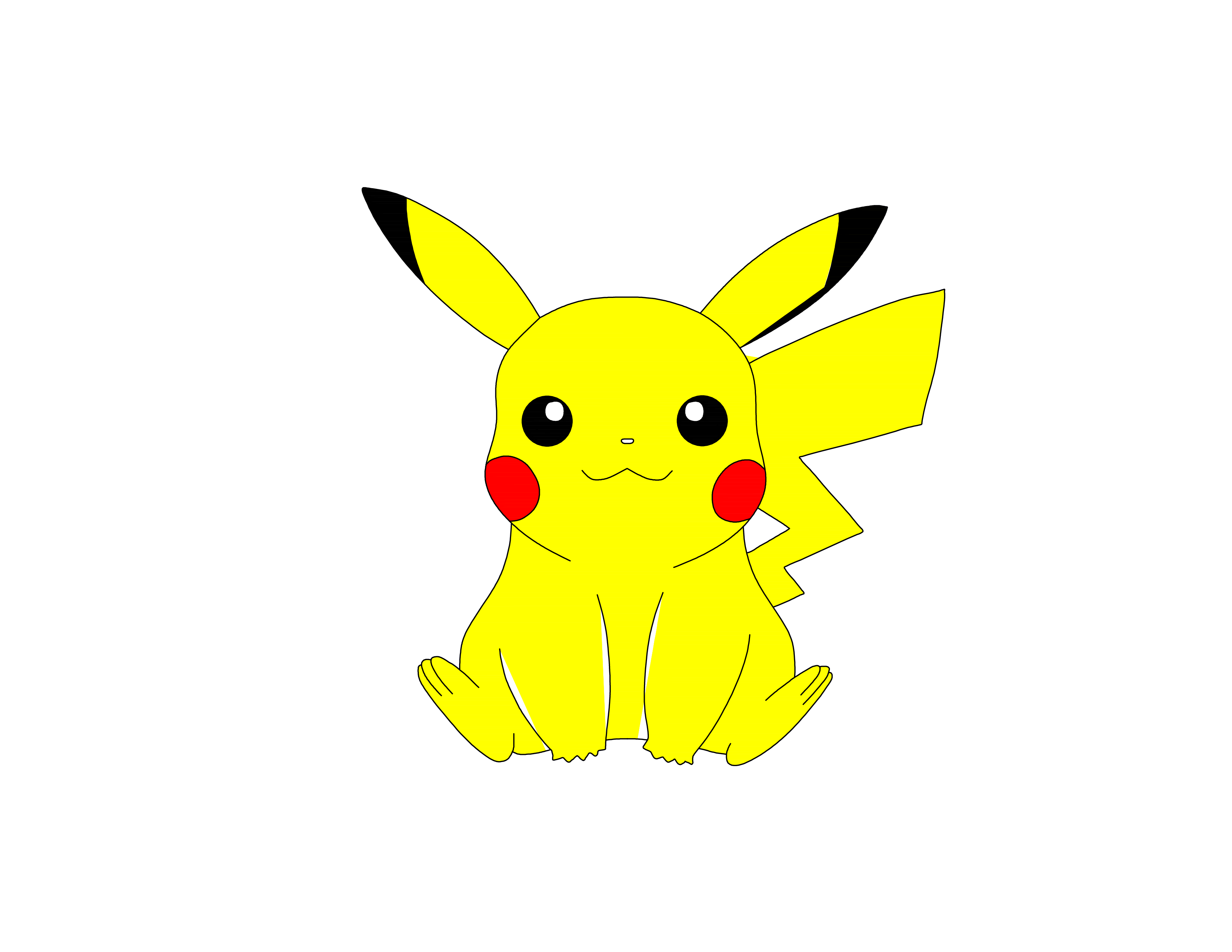 How to draw pokãmon pikachu in steps