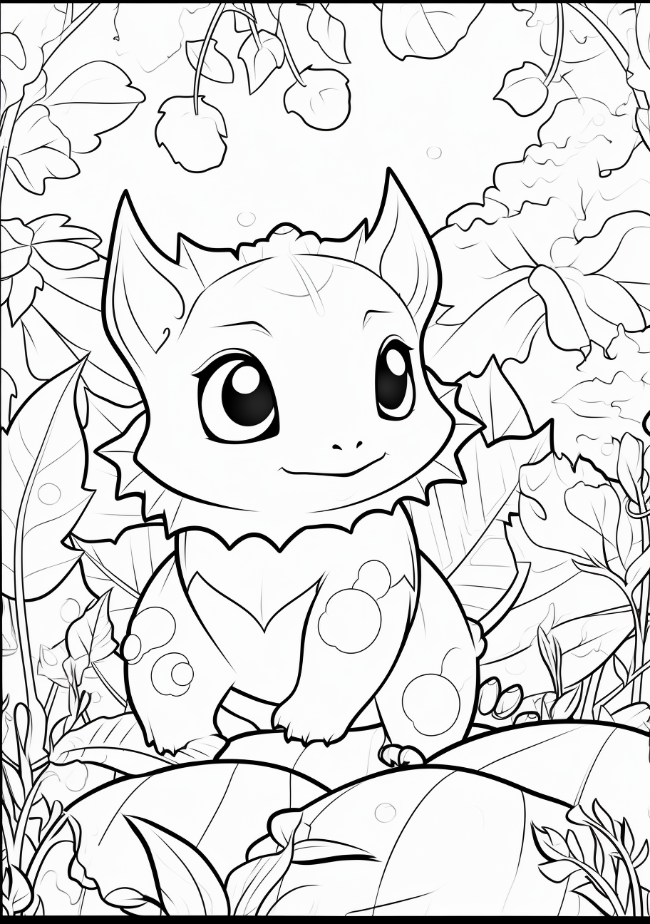 Pikachu in the forest