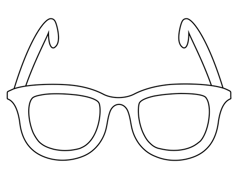 Sunglasses coloring page free printable coloring pages