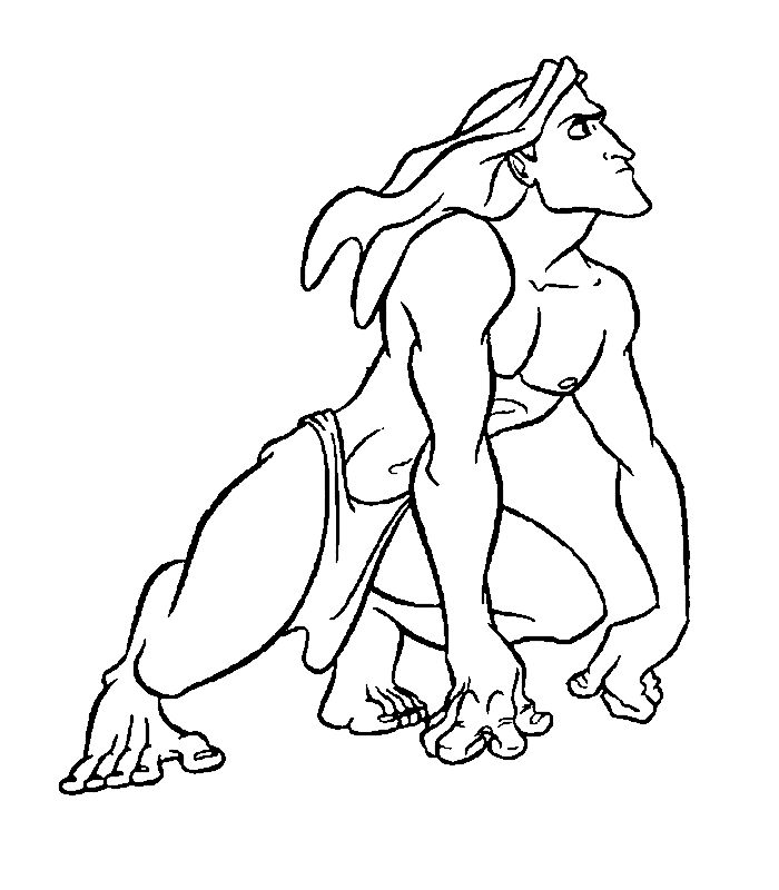 Tarzan coloring pages