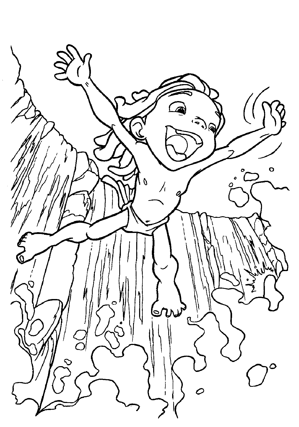 Tarzan coloring pages