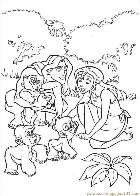 Coloring pages tarzan cartoon coloring pages disney princess coloring pages coloring pages