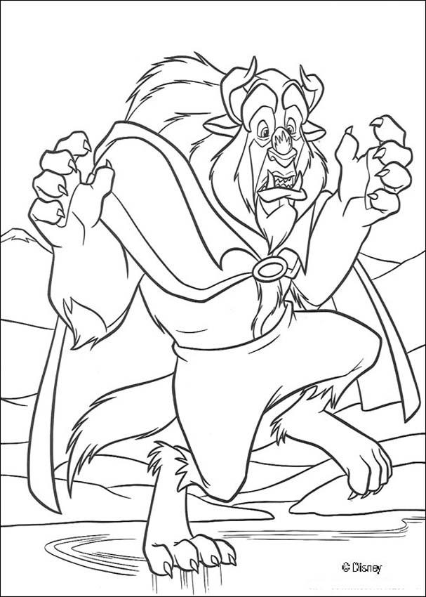 Beast coloring pages