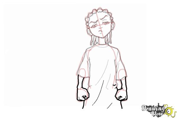 How to draw riley freeman from the boondocks
