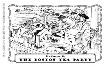 The boston tea party printable mini