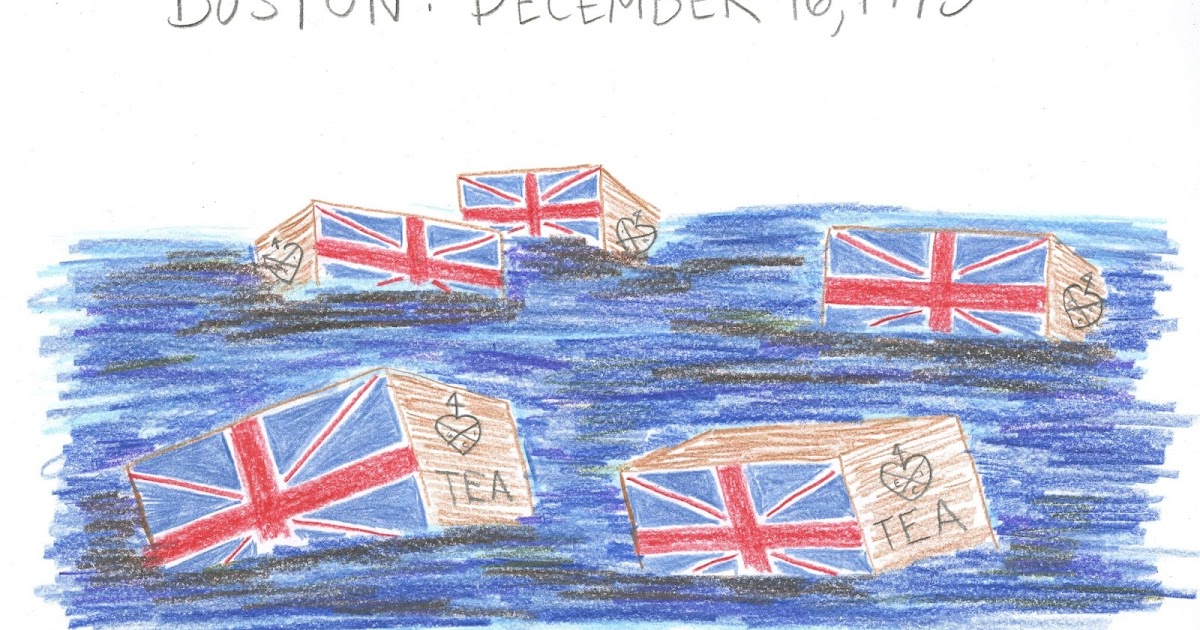 Cindy derosier my creative life boston tea party drawing
