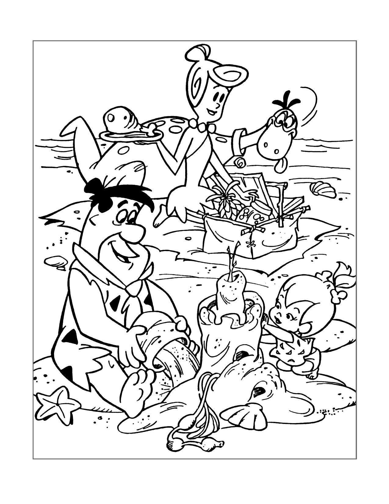 Flintstones pages â printable pages