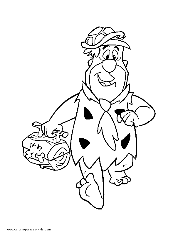 The flintstones coloring pages crafts and worksheets for preschooltoddler and kindergarten
