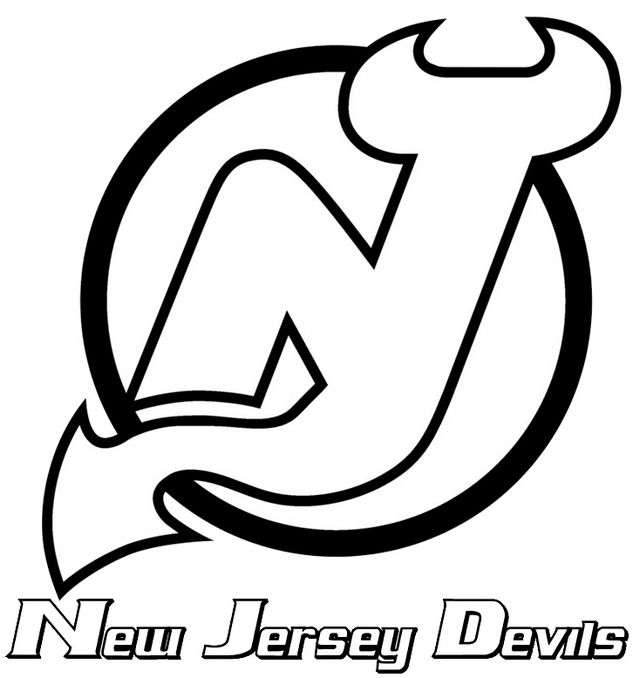 New jersey devils coloring pages option sports coloring pages coloring pages inspirational new jersey devils