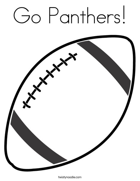 Go panthers coloring page