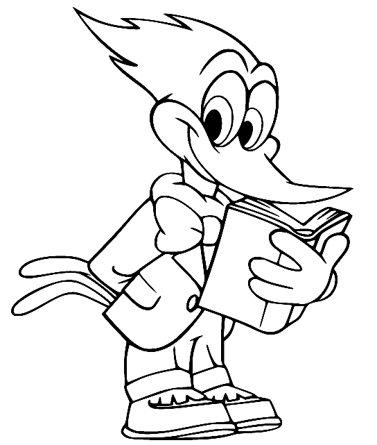 Woody woodpecker coloring pages printable for free download