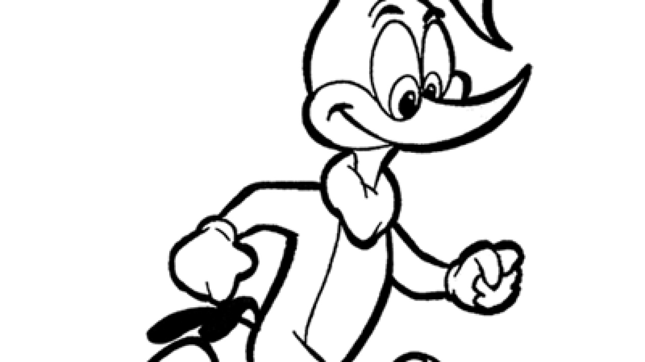 How to draw woody woodpecker with easy step by step drawing tutorial