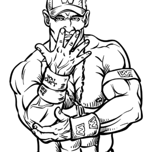 Wwe coloring pages printable for free download
