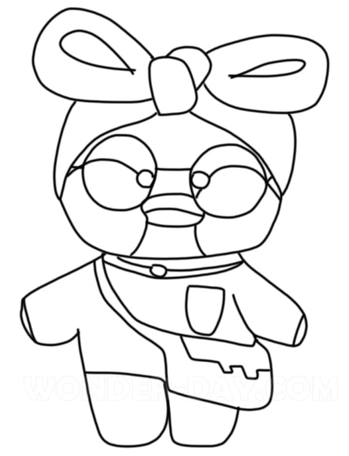 Coloring duck