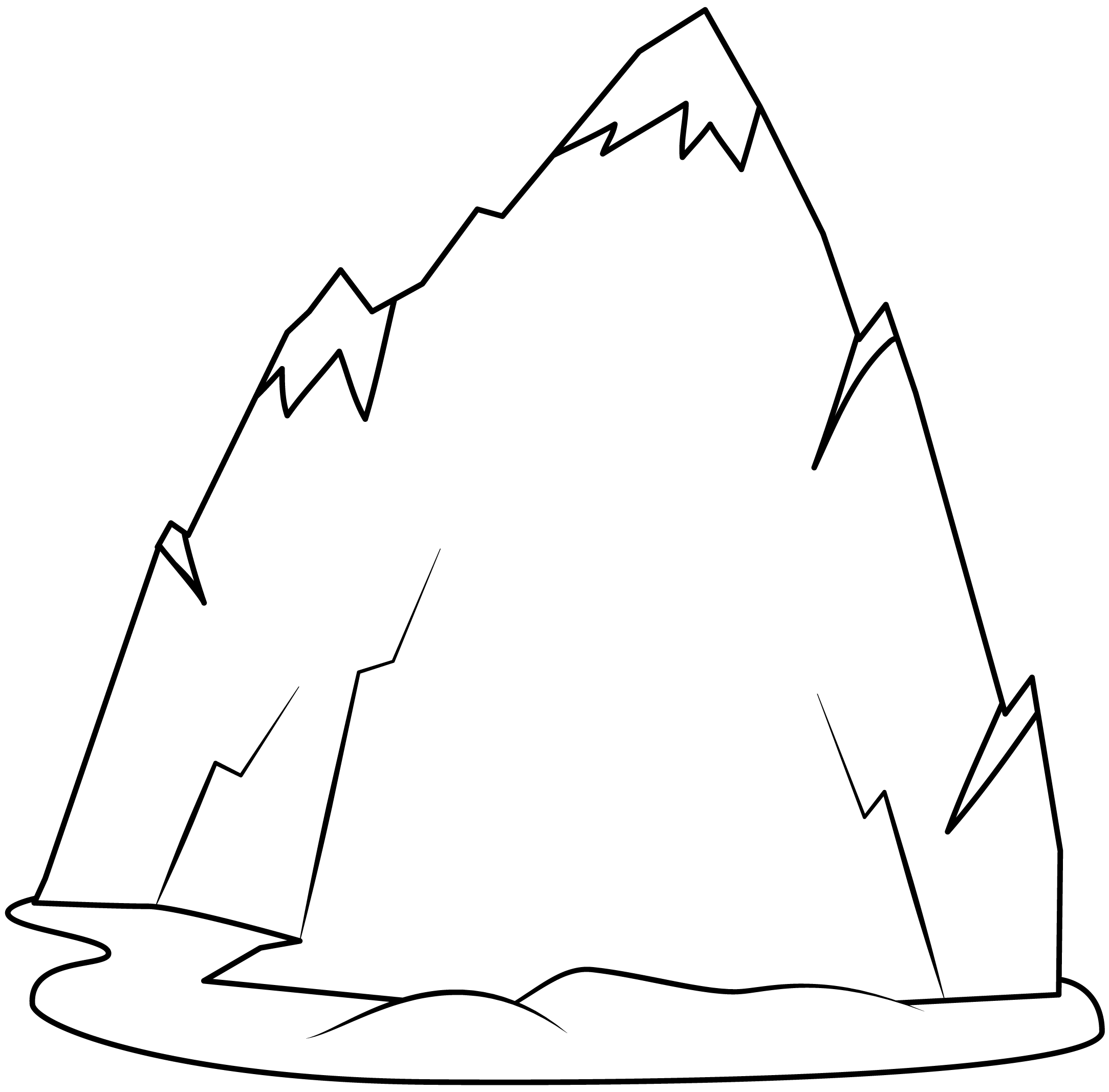 Mountain printable template free printable papercraft templates