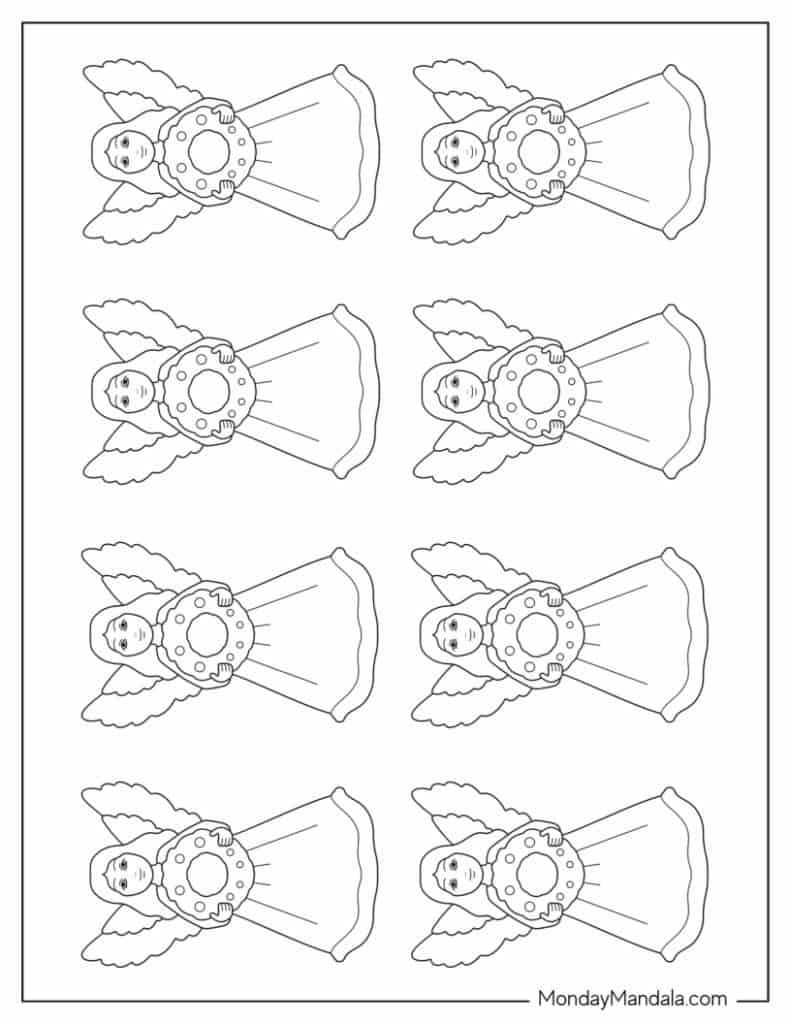 Angel templates free pdf printables