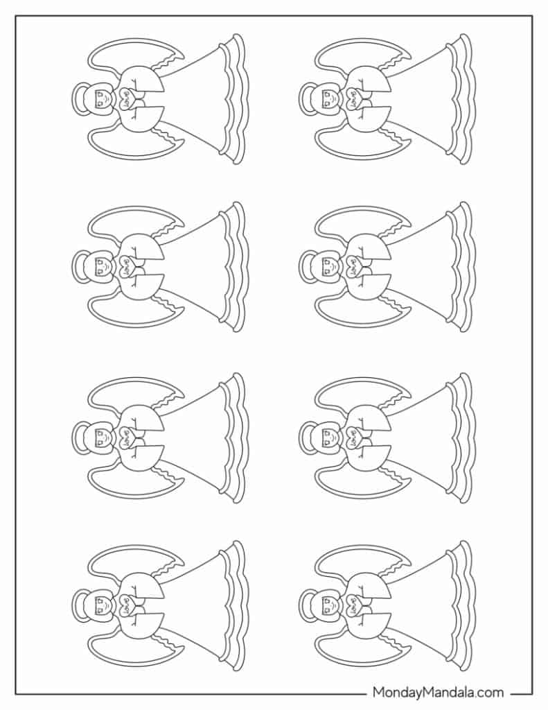 Angel templates free pdf printables