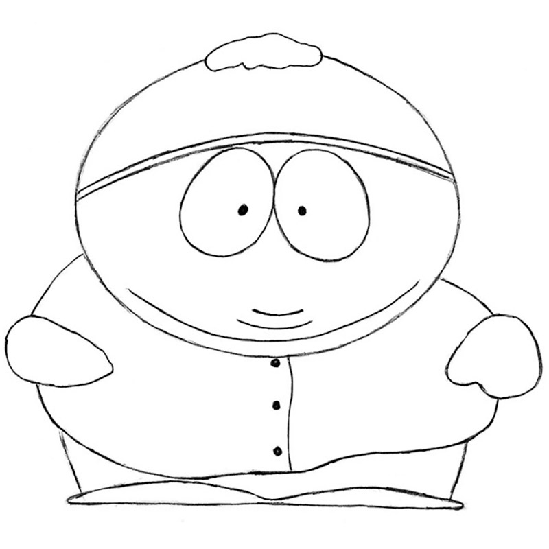 How to draw eric cartman