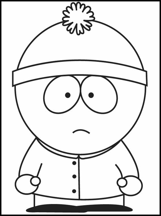 South park printable coloring pages for kids south park tattoo south park characters stan south park