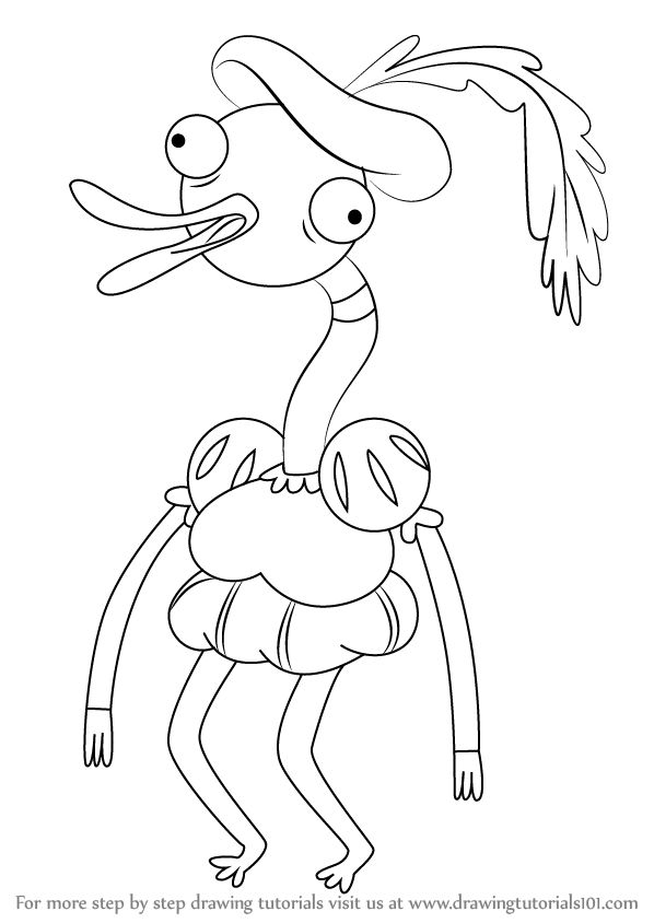 Learn how to draw choose goose from adventure time adventure time step by step â adventure time coloring pages adventure time drawings coloring pages for kids