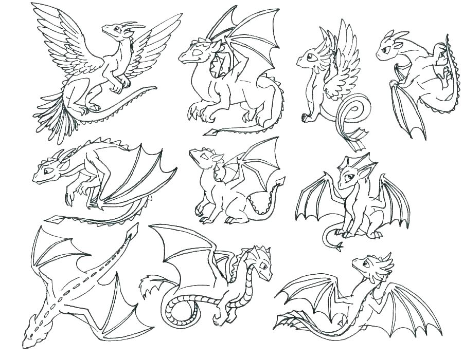 How to train your dragon coloring pages