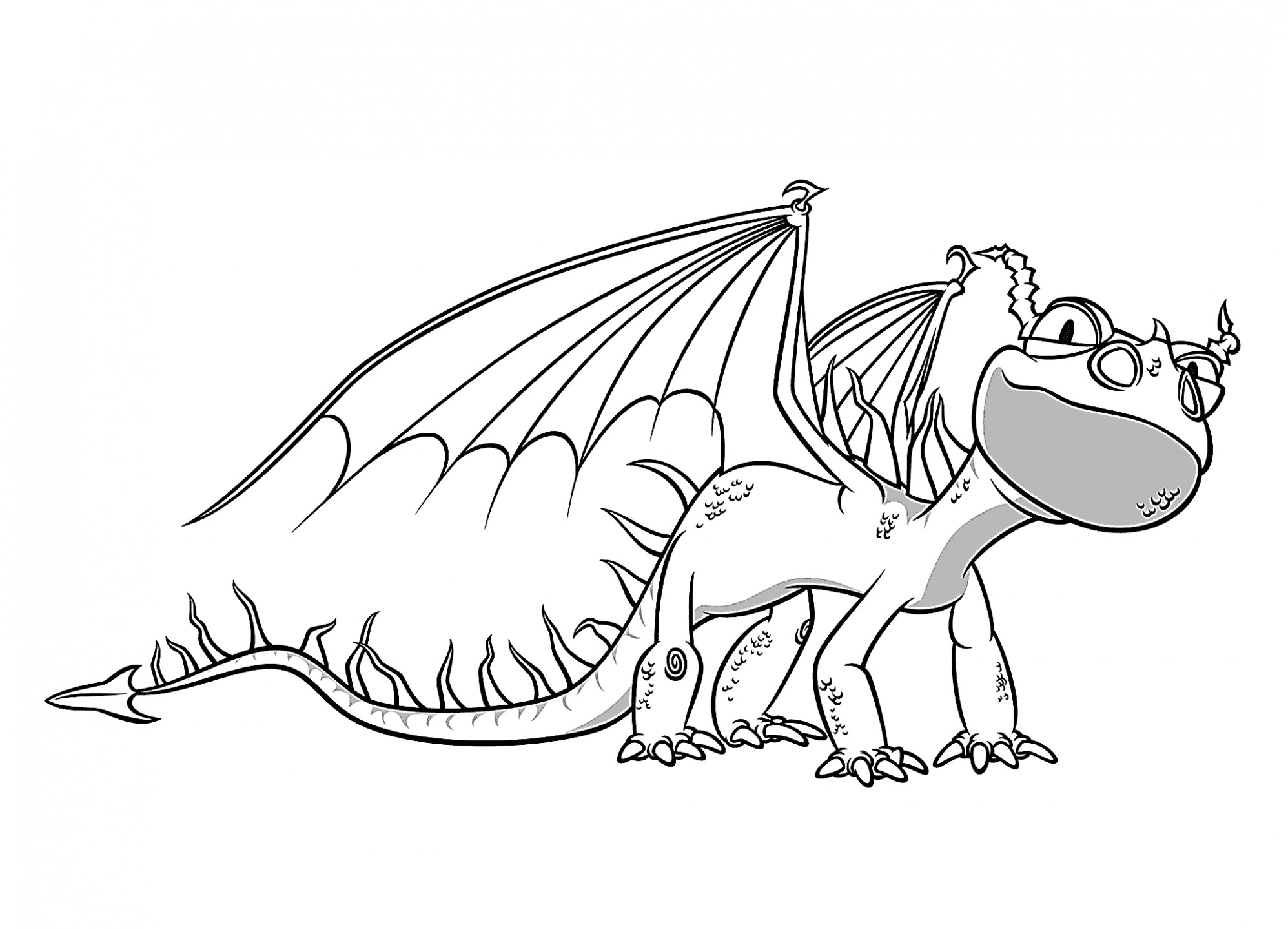 How to train your dragon coloring pages