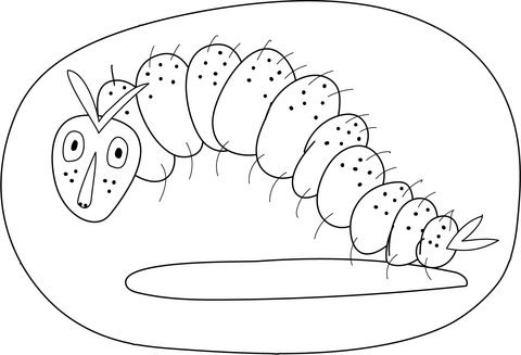Caterpillar coloring pages free coloring pages