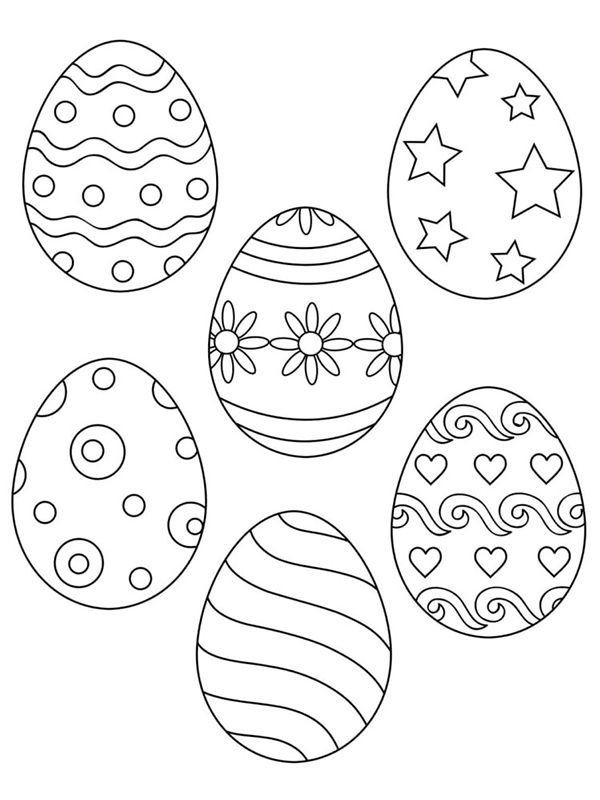 Dibujos de huevos de pascua pa colore e imprimir easter egg coloring pages easter coloring pages coloring easter eggs