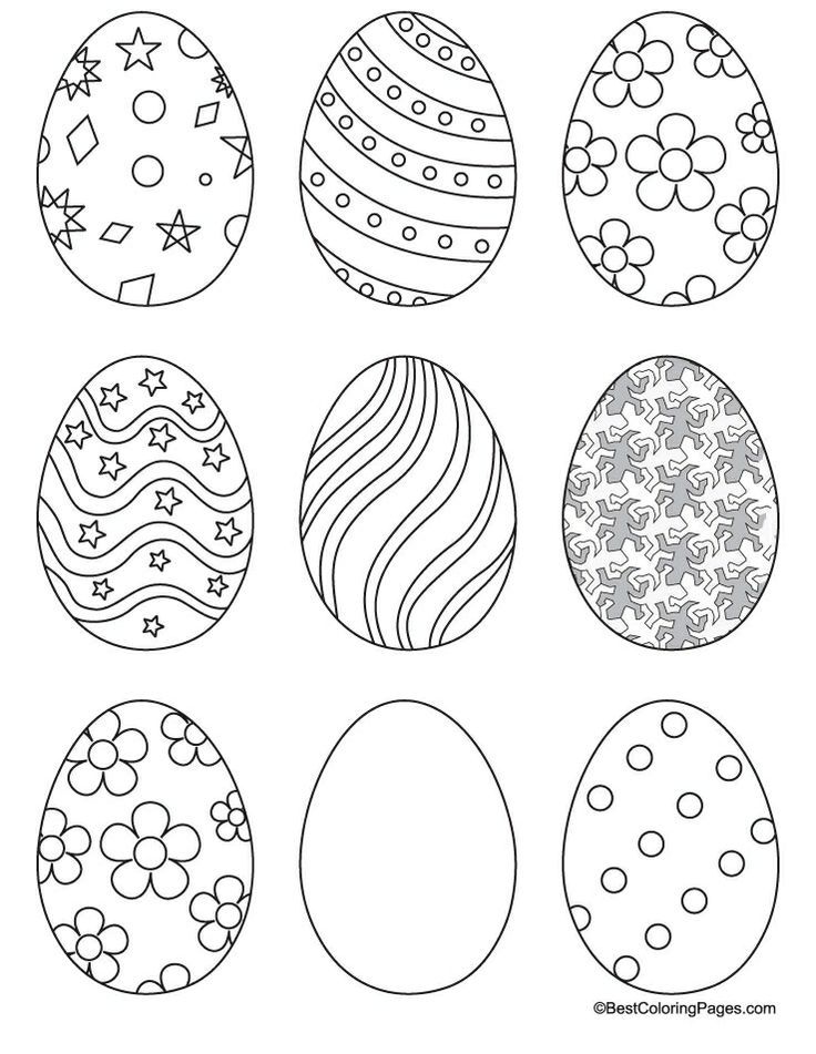 Huevos de pascua para colorear easter kids easter egg coloring pag easter colouring