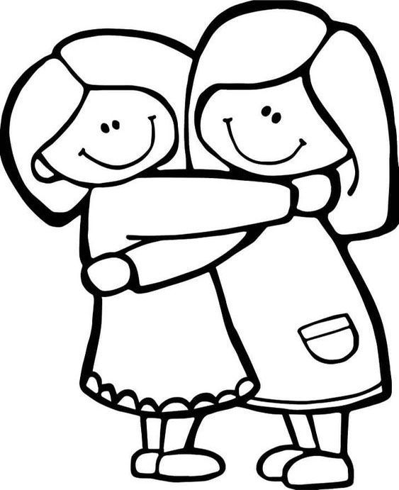 Free easy to print best friend coloring pages disegni da colorare per bambini libri da colorare pagine da colorare per bambini