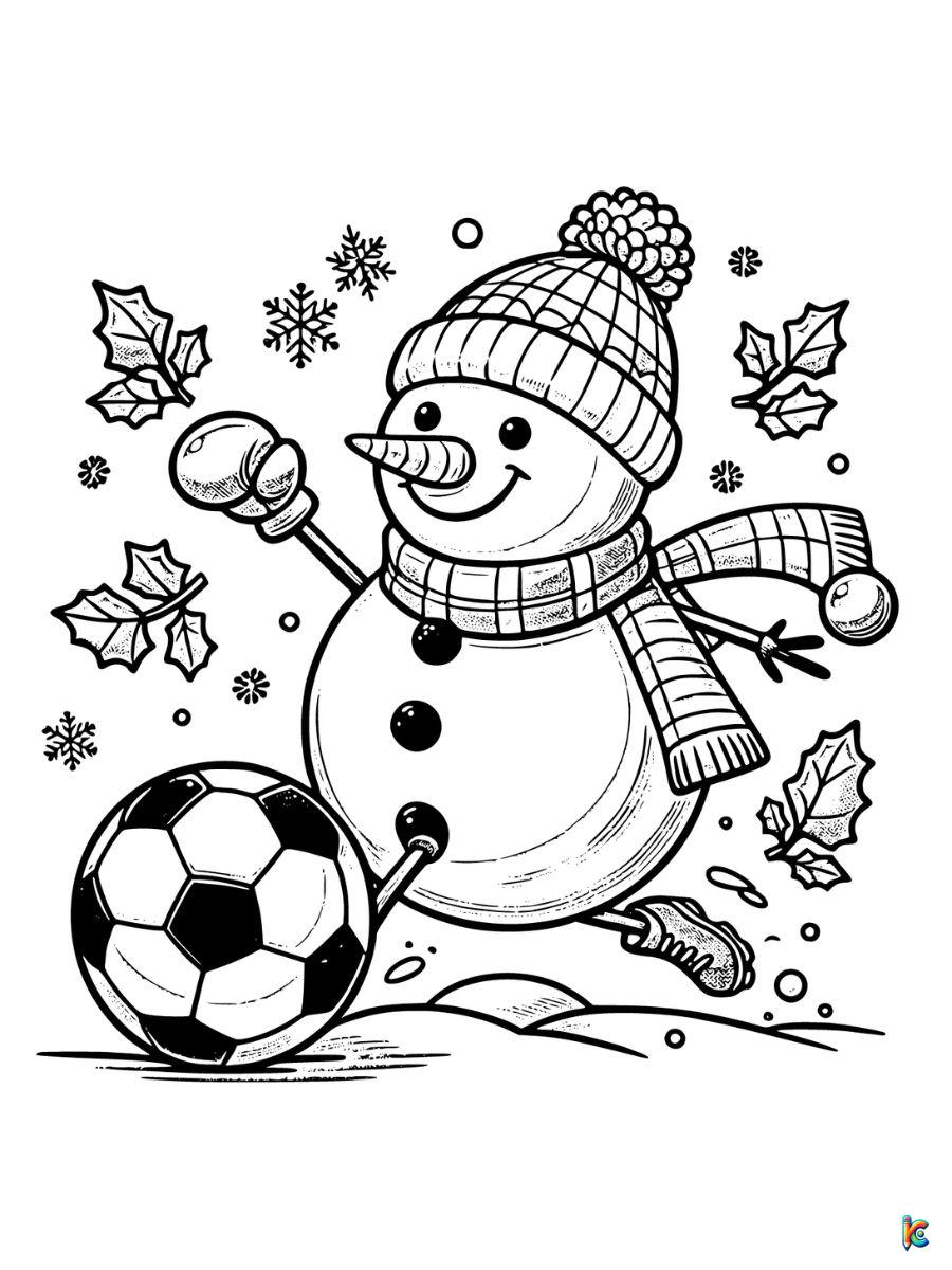Snowman coloring pages â