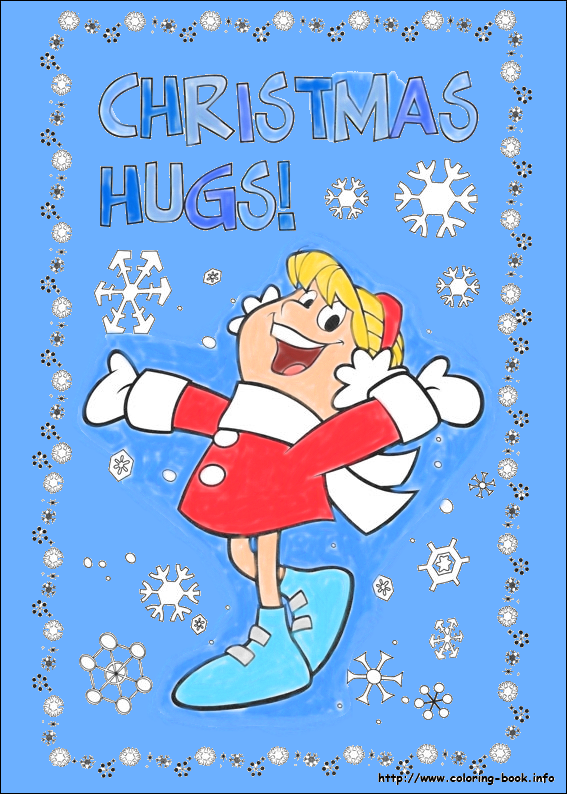 Frosty coloring page
