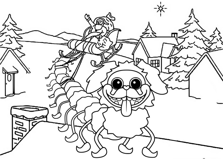 Coloring pages poppy playtime